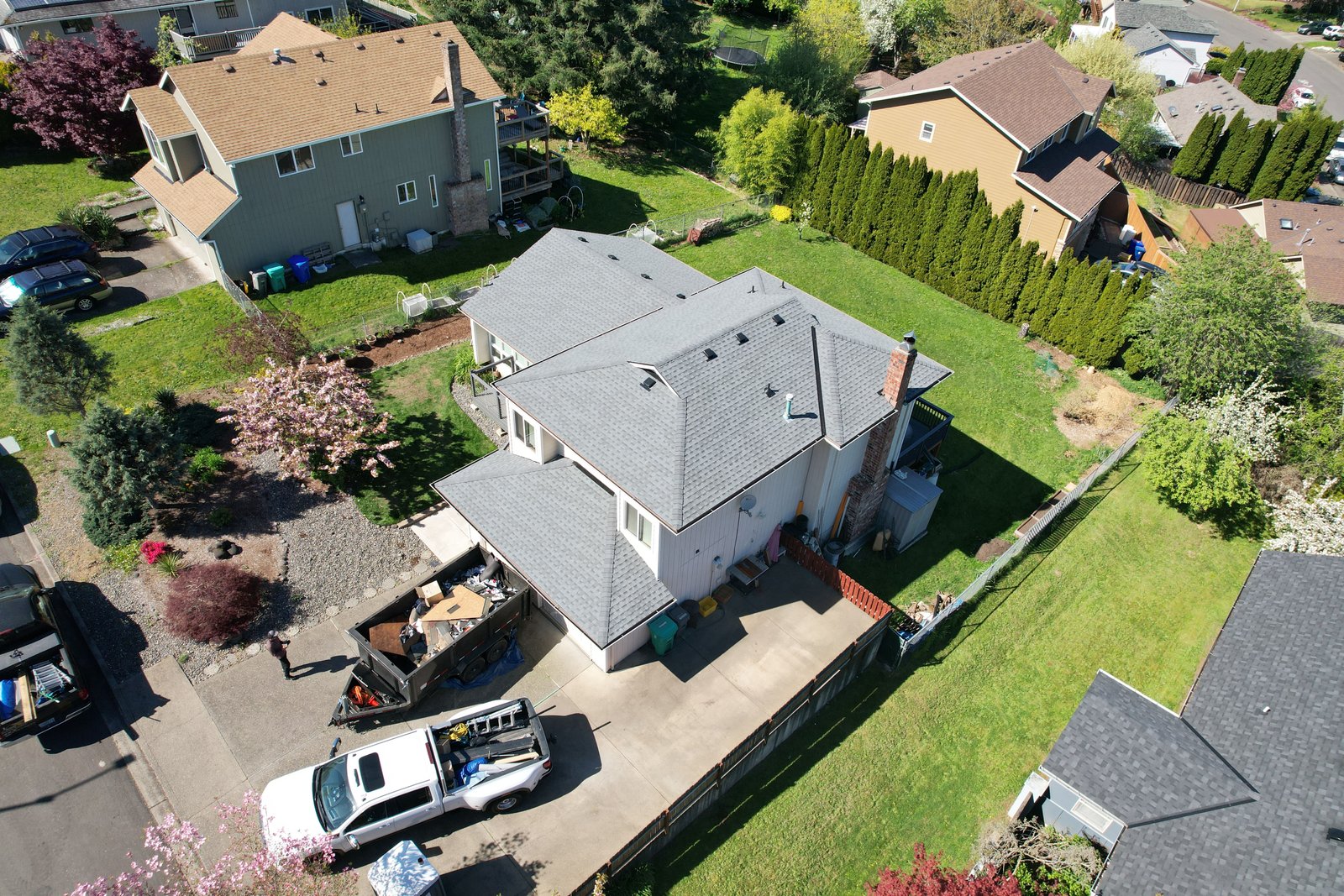 Roof flashing and trim detail completed by RBB Roofing