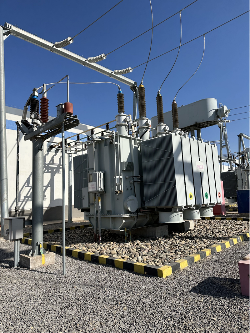 Step up transformer for solar project grid connection