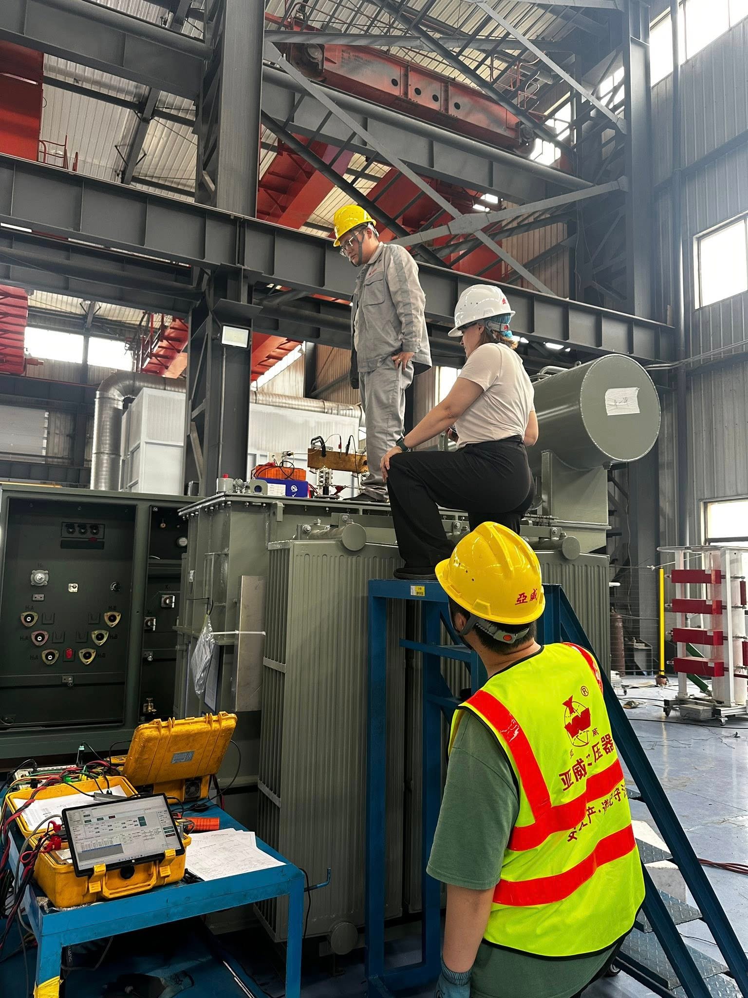 Pad Mounted Transformer Factory Routine Test Pad mounted transformer factory routine test for quality and documentation review