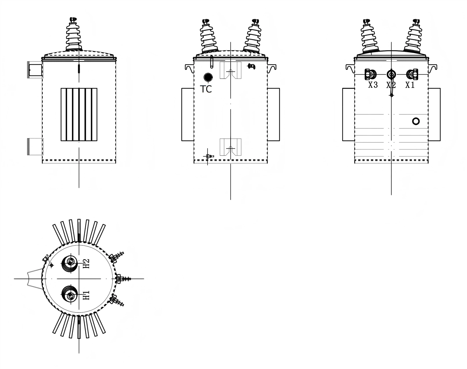 pole mounted transformer product options for custom kVA and voltage requirements