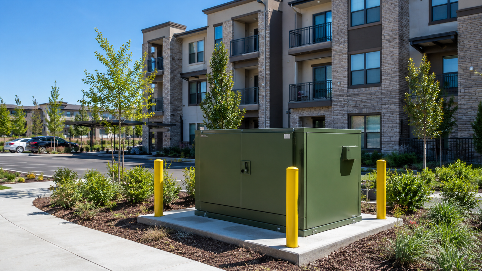 Pad Mounted Transformer for Apartment Complexes Pad mounted transformer for apartment complex and residential community power distribution