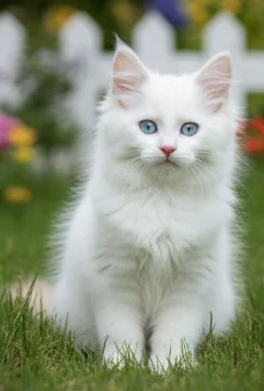 Gato Angora cachorro 6