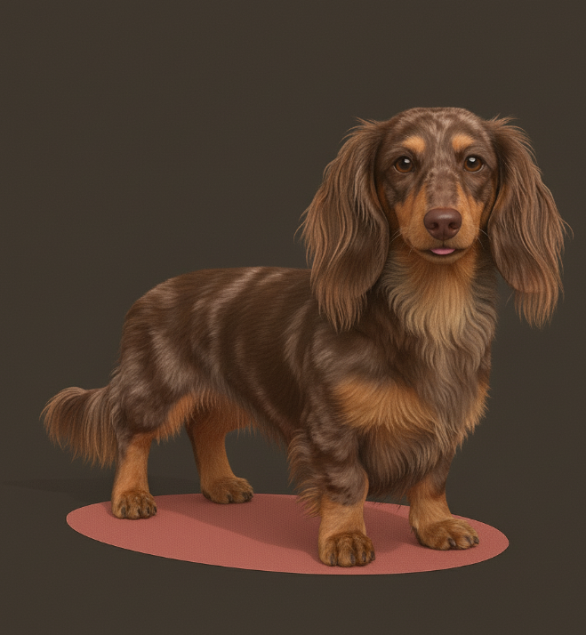 Dachshund Teckel Pelo Largo