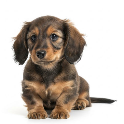 dachshund teckel pelo largo cachorro 2 meses en venta