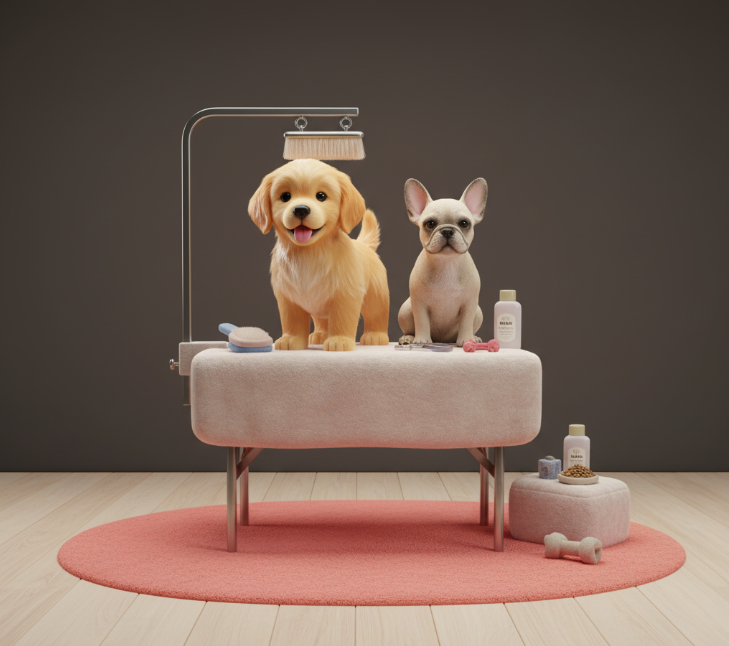 Varios perros de distintas razas mostrando los cuidados por raza de perro