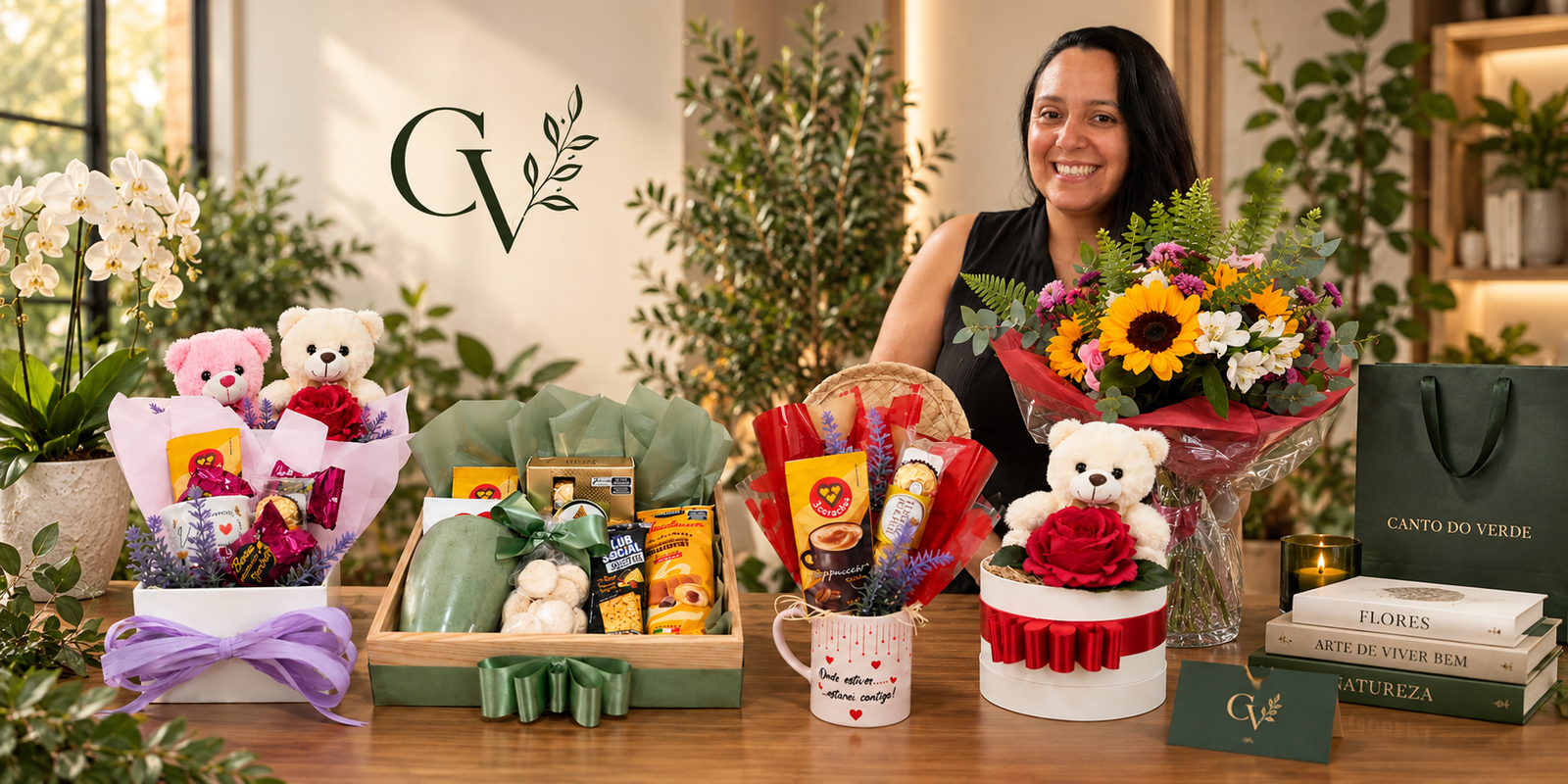 Buquê de girassóis e flores coloridas - Canto do Verde Flores e Presentes em Campinas
